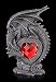 Produktbild Gothic Drachen Figur - Laetificat mit rotem Herz | Geschenk Liebe Fantasy