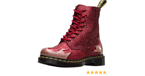 red flame dr martens