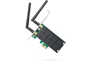 TP-Link Archer T4E Scheda Wi-Fi PCI Express Wi-Fi AC1200Mbps, Scheda Wifi pc Fisso, 867 Mbps sulla banda 5 GHz e 300 Mbps sulla banda 2,4 GHz, Supporta Windows 10/11, Beamforming, 2×2 MIMO