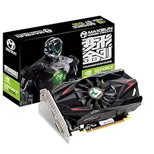 MAXSUN NVIDIA GEFORCE GT 1030 2GB ITX Graphics Card GPU GDDR5 Mini ITX Design, HDMI, DVI-D, Single Fan Cooling System