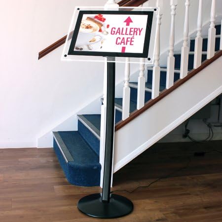 A3 Size Hi-Light Menustand (LED edglit Illumination)