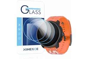 MIHENCE Folia ochronna kompatybilna z Suunto Race S, folia ochronna 9H, szkło hartowane do smartwatcha Race S (3 sztuki)
