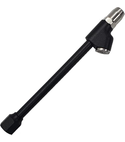2x Heavy Duty Tire Air Pressure Gauge Straight-on Dual Head for