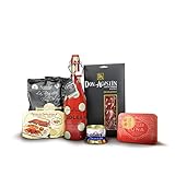 cestas regalo gourmet el corte ingles Esta cesta gourmet incluye: Regañás de cristal Gourmet (3x35 g) de Don Pelayo + Pimientos rellenos de langosta (250 g) de Rosara + Paleta de bellota Guijuelo (100 g) de Don Agustín + Sangría gourmet de vino tinto (75 cl) de Lolea + Bombones Amatllons (65 g) de Chocolate Amatller + Mousse de foie de pato (130 g) de Katealde