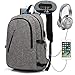 Price comparison product image 2019 Laptop Backpack Anti Theft Waterproof Rucksack with USB Charging Port Travel Business School Bag 15.6 Inch Man Outdoor Backpack (Color : Gray, Size : 47x32x15cm)