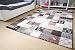 Produktbild Designer Teppich Modern - Bergamo - Braun Beige Öko-Tex Gabbeh Optik Karo, Größe 240x290 cm