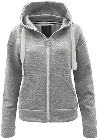 PLAIN COLOUR HOODIE (5XL (UK 22), SILVER GREY)