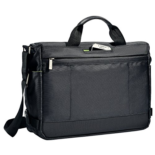 Leitz Leichte Business Messenger-Tasche 15.6 Zoll (geeignet für Laptop, Smart Traveller, Polyester/Metall/Leder, Complete), Schwarz, 60190095 - 2