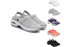 Gamfoam Women's Orthopedic Clogs with Air Cushion Support to Reduce Back and Knee Pressure, Women's Mules & Clogs