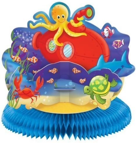 Deep Sea Fun deluxe Honeycomb Party Table Centrepiece