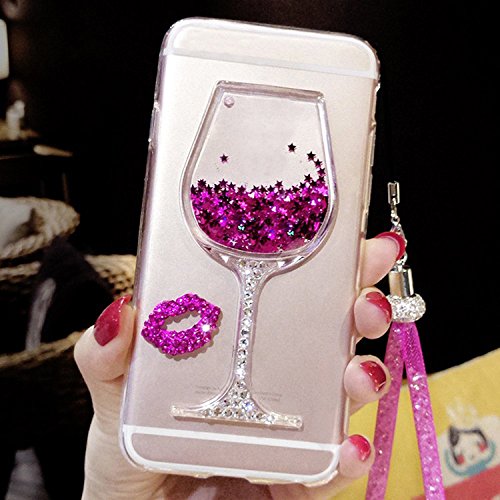 Quicksand Funda Samsung Galaxy S6 Edge Plus  Vandot Transparente TPU Silicona Carcasa Flowing Liquid Crystal para Galaxy S6 Edge Plus 3D Creativo Dise  o Labios Copas de Vino Espalda Cubrir Bling Arena Movediza Fluye L  quido Flotante del Brillo de Lentejuelas Estrellas Cristal Clear Silicona Gel Funda Protectora para Samsung Galaxy S6 Edge Plus  S6 Edge    Rojo Rosa reviews Quicksand Funda Samsung Galaxy S6 Edge Plus  Vandot Transparente TPU Silicona Carcasa Flowing Liquid Crystal para Galaxy S6 Edge Plus 3D Creativo Dise  o Labios Copas de Vino Espalda Cubrir Bling Arena Movediza Fluye L  quido Flotante del Brillo de Lentejuelas Estrellas Cristal Clear Silicona Gel Funda Protectora para Samsung Galaxy S6 Edge Plus  S6 Edge    Rojo Rosa