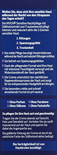 Nivea Sensitive Nachtpflege für sensible Haut, 50 ml - 2