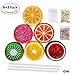 Produktbild Simuer Fruit Slime Frucht Schleim Kits liefert Crystal Clay Plus Schaumbälle, Fishbowl Perlen, Strohhalme, Obst Gesicht Dekoration