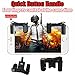 Produktbild Bescita 1 Paar Mobile Game Controller Sensitive Schießen und Ziel Tasten Gaming Trigger Fire Button Griff für L1R1 Shooter Controller PUBG Smartphone (C)