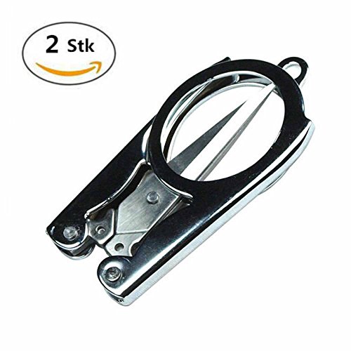 GOOTRADES 2 Stk/10 Stk EDC Faltscheren Pocket Travel Kleine Cutter Crafts (2 Stk)