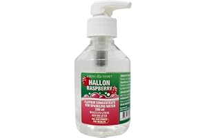 Bordsvattenarom 200 ml Hallon pumpflaska, 100 liter dryck