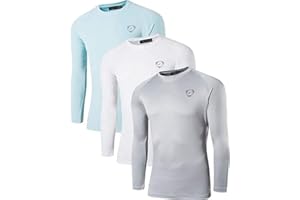 jeansian Hombre Deporte Proteccion Solar UPF 50+ UV Camiseta Men Sport T-Shirt LA245