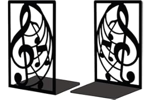 ‎PEACOBLUE Peacoblue Metall-Buchstützen für Regale, Moderne, dekorative, robuste Studienbuch-Stützstopper für Schreibtisch, Regal, Zimmer, 13,5 x 10,9 x 20,1cm einfache hohe Buchstützen 1 Paar