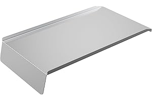 BMMXBI Drip Pan Heat Baffle and Grease Drip Tray Compatible with Traeger Pro 780 Pellet Grills, Drip Pan Heat Baffle Replacement for Traeger BAC780 Parts