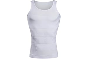 BaronHong gynécomastie Compression Chemise Gilet pour Cacher Les Seins de l'homme Moobs Minceur Hommes Shapewear aplatir l'abdomen Entier