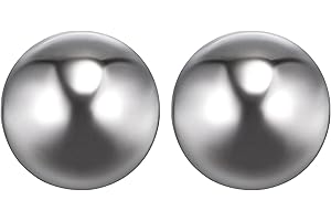 sourcing map 2Pcs 25mm 201 Inoxidable Acier Roulement Billes G200 Précision