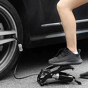 Juxori Single Cylinder Foot Pump,Cylinder Foot Pump Portable Air Pump Inflator High Pressure Pump Inflator for Mountain Bike Electric Scooter Motorcycle