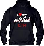  Social Crazy - Sudadera con Capucha - para Hombre Negro L