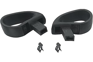 Arotzelox 2 Pcs manija de liberación de inclinación del asiento delantero izquierdo y derecho para A1 Golf Ca-dy P-lo I-b-za 1J3881633B 1J3881634B