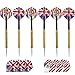 Price comparison product image 6 Pack Darts Set UK & US Flag Flights New - PLUS 2 FREE SETS OF SPARE FLIGHTS! MADE IN BRITAIN