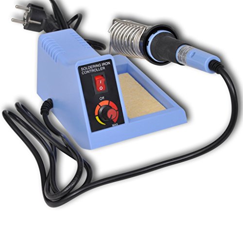 vidaXL Lötstation Lötset 48 Watt mit Lötkolben Entlötpumpe 3. Hand Spitzen - 2