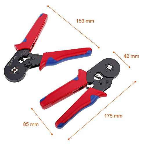 Rovtop 0.25-6.0mm Zwinge Crimpzange Klemmzange Streifenschneider Crimpzange Crimper für Isolierte Klemmen Steckverbinder Kabelschuhe - 3