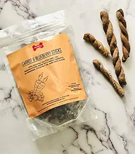 The Barkery Carrot and Blueberry Chew Sticks for Dogs (500g)