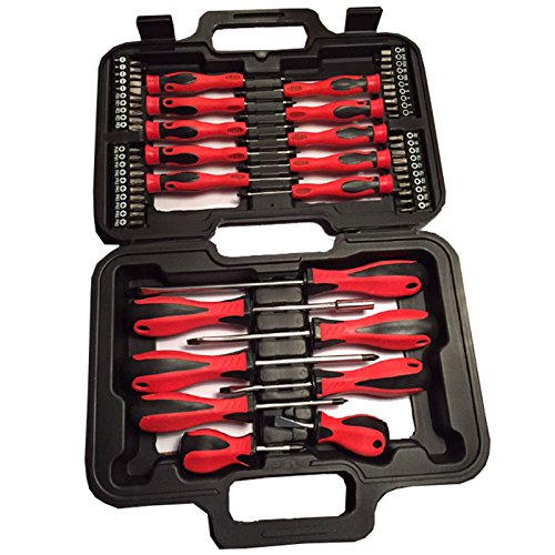 58 Mechanics Screwdriver &amp; Bit Tool Kit Set Precision Phillips Torx Pozi Slotted.
