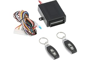 Sunydog 12V Kit Chiusura Centralizzata Auto Universale,Sistema di apertura senza chiave per serratura auto universale con kit centralina di controllo remoto