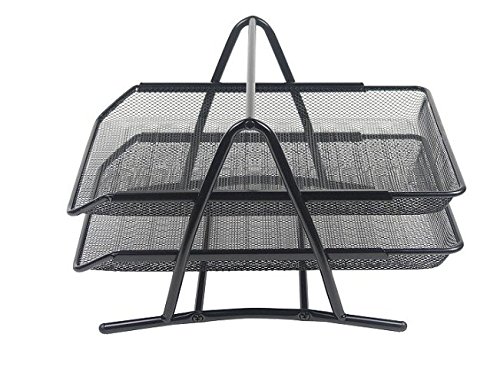 Malla carta bandeja 2 3-and 4 Tier resistente a los ara azos apilable retrato de carga frontal tama o folio negro color negro 2 Tier Malla carta bandeja 2 3-and 4 Tier resistente a los ara azos apilable retrato de carga frontal tama o folio negro color negro 2 Tier