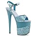 Produktbild Pleaser FLAMINGO-809-2G Damen Plateau High Heels, Glitter Baby Blau, EU 40 (US 10)