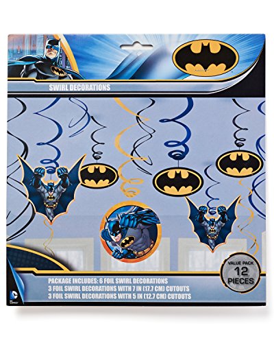 Amscan International Batman Swirl Dekorationen - 2