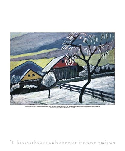 Livres Couvertures de Gabriele Münter 2018. Kunst Art Kalender