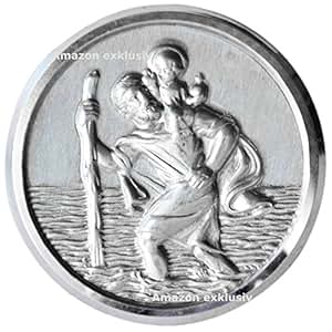 DXLing Heiligen Christophorus Auto Plakette - Magnet & Klebeaufkleber