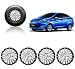 Auto Pearl - Premium Quality Car Full Wheel Cover Caps Silver and Black 14 Inches For - Ford Fiesta RS.1299.00