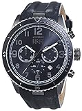 Cerruti 1881 Herren-Armbanduhr VOLTERRA Analog Quarz Leder CRA104SUB02GY