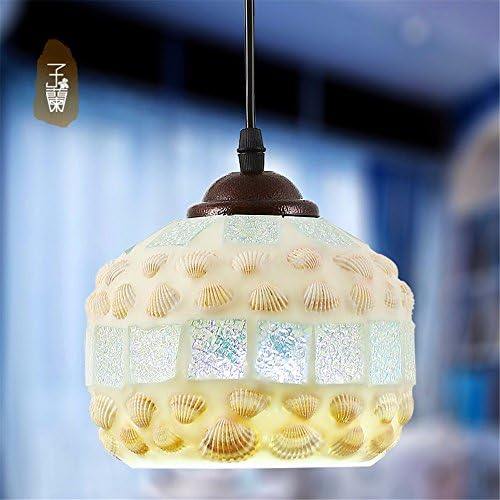 LilaminsThebox The Nordic minimalist creative restaurant bar Retro bar-cafe industrial Chandelier Seashell chandeliers, 15cm*12cm