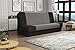 Produktbild IWA schwarz und grau Couch mit Speicher Schlafbereich Kinder Teenager Jugend Schlafzimmer Wohnzimmer Möbel Sofas