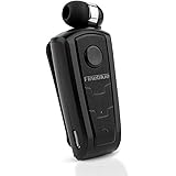 Fineblue F910 - Auricolari Bluetooth Smartphone Con Clip - Filo Retrattile In Ear - Avviso a Vibrazione integrata - Microfono