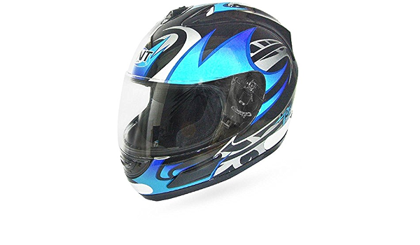 CASCO INTEGRALE TNT FIBRA SIRIUS07 NERO / BLU XS : Amazon.co.uk: Automotive