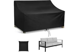 SHENGRUILI Schutzhülle für Gartenbank,162x66x89CM Gartenbank Abdeckung Wasserdichtes,Abdeckung gartenbank Winterfest Oxford-Geweb für abdeckung gartenbank 2~3 sitzer,abdeckung gartenbank