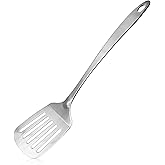 Stainless Steel Spatula, 35cm Stainless Steel Fish Slice Spatula Turner Length for Frying Steak Fish Eggs Pie Kitchen Utensil