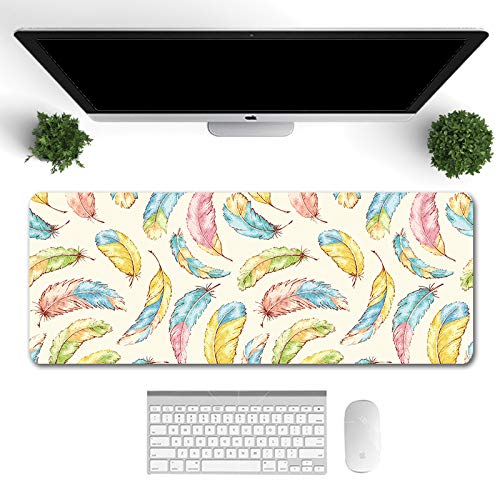 Preisvergleich Produktbild Kreative kleine frische Mustermausunterlage große Mausunterlage 4 Hyun Feder 900 * 400 * 2