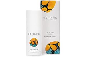 BeOnMe – Siero Contorno Occhi Eye Lift Serum, Naturale, Biologico, Vegano, Antiage, Antietà, per Occhiaie, Zampe di Gallina con Prebiotico e Acido Ialuronico, 15 ml