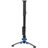 Ayex MP-360X Monopod &ndash; 160 cm Y&uuml;kseklik | &Ccedil;ıkarılabilir Sabitleme Ayağı | Hafif (675 g) & Sağlam | 4 kg Taşıma Kapasiteli | D